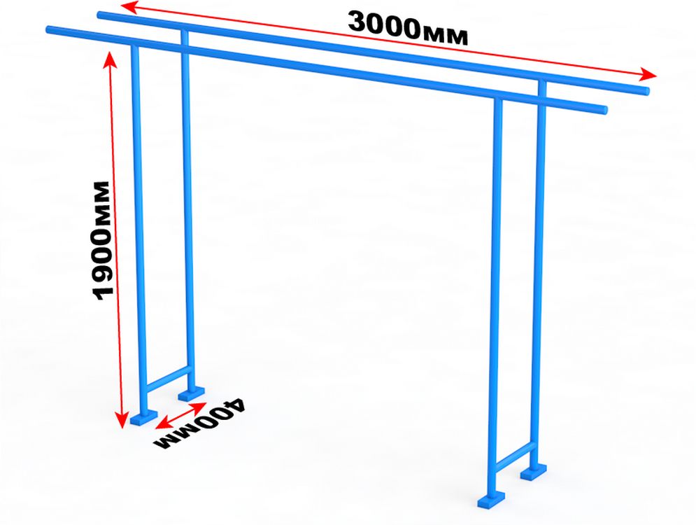 Фотографии Брусья уличные Pioner A16413
