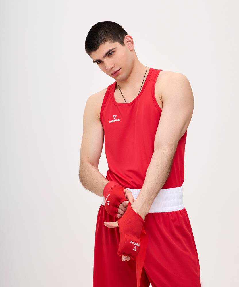 Фотографии Перчатки внутренние для бокса DASH, полиэстер/спандекс, красный, S