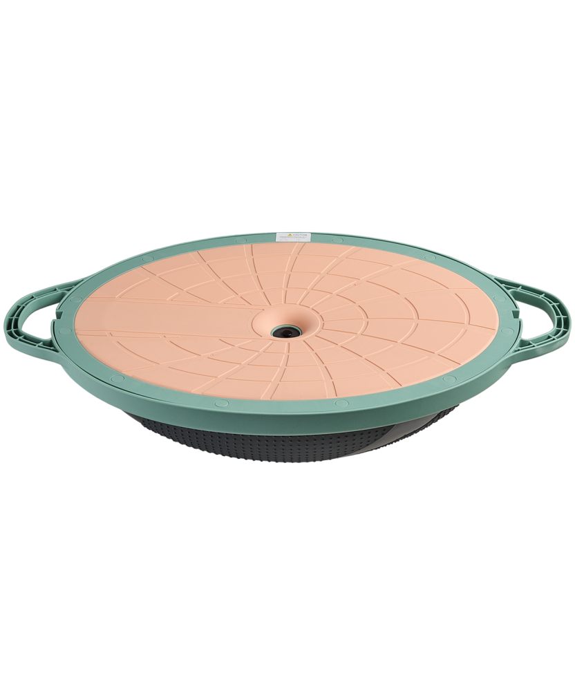 Фотографии Полусфера "BOSU" GB-503 с эспандерами, с насосом, серый/зеленый