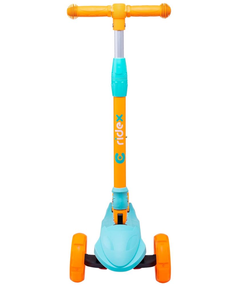 Фотографии Самокат 3-колесный Ridex Bunny d135/90 мм, голубой\оранжевый