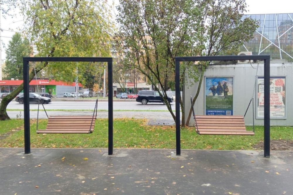 Фотографии Качели садово-парковые «Коринф»