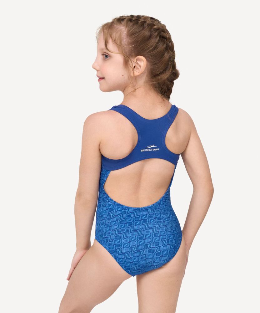 Фотографии Купальник для плавания Twist Navy, полиамид, детский