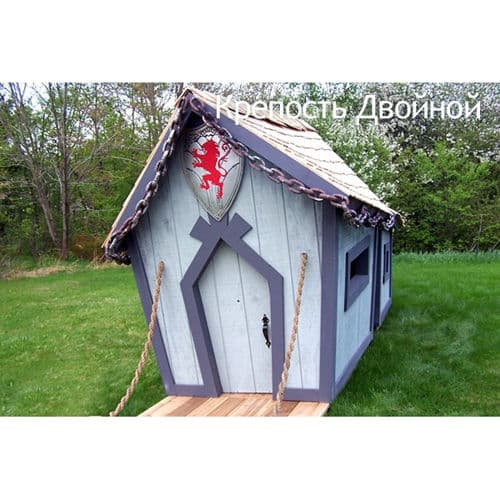Фотографии Детский игровой домик Крепость двойной