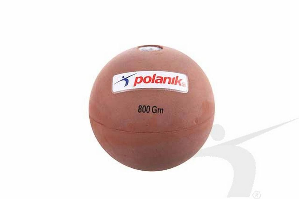 Фотографии Мяч для тренировки метания резиновый, 800 г Polanik JRB-0,8
