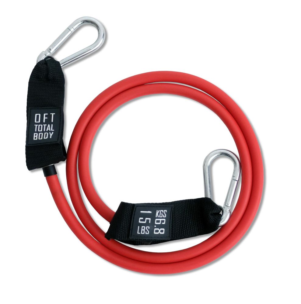 Фото Эспандер из натурального латекса с карабинами сопротивление 15 lbs